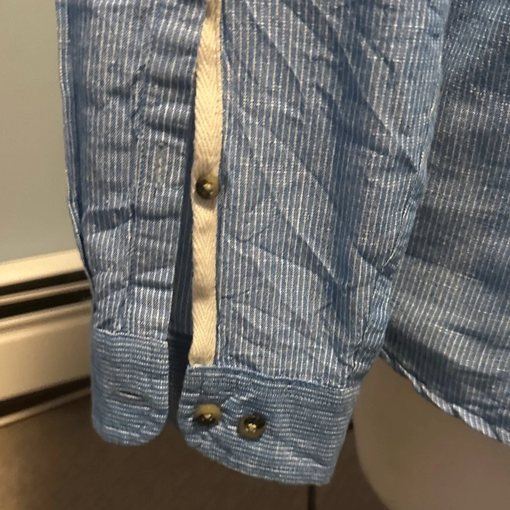 Blue button down Casual Shirt - Picture 4 of 8